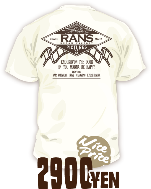 rans オリジナルTシャツ